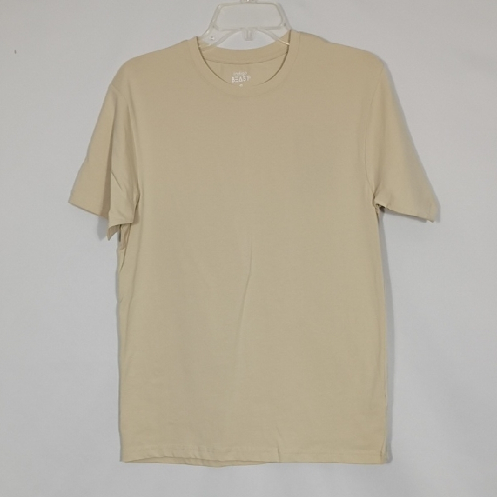 NWT Indigo Beast Sand Short Sleeve Crew Neck Shirt Mens Size Small Athleisure